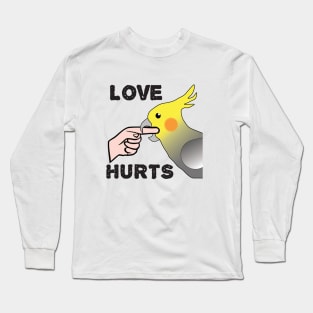 Love Hurts - Cockatiel Male Long Sleeve T-Shirt